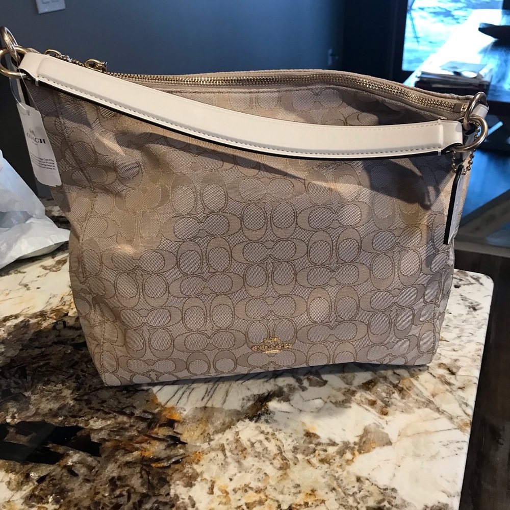 SOLD NWT Coach Celeste Signature bag